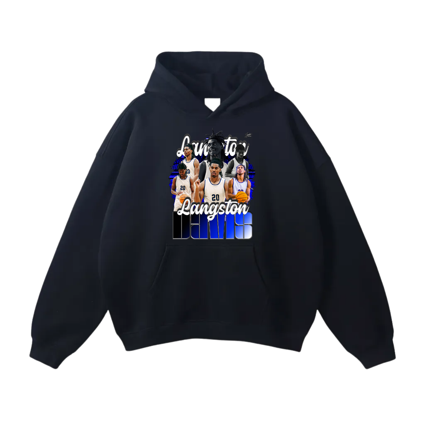 Langston Davis Oversize Fleeced Hoodie