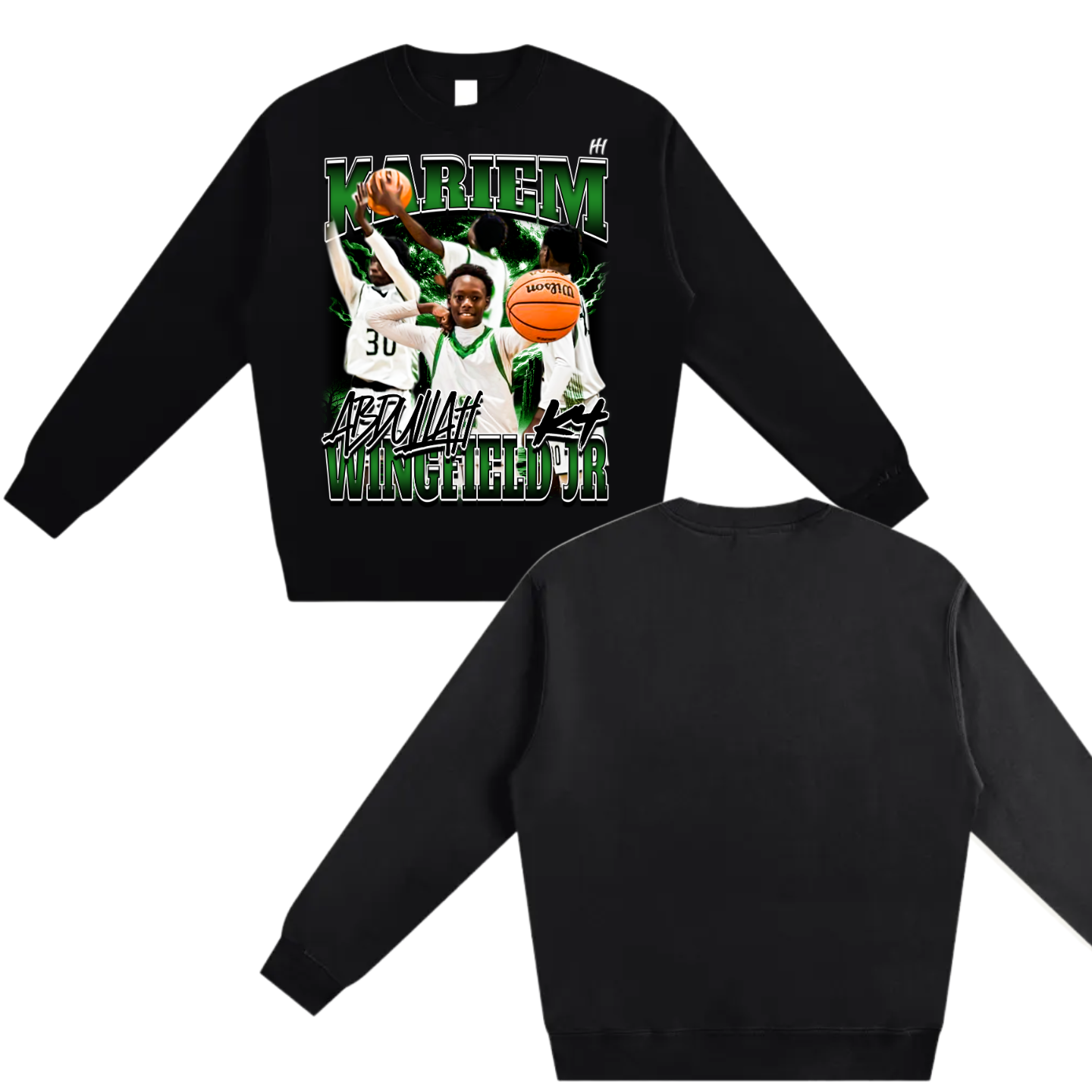 Kariem Abdullah Wingfield jr Heavyweight Crewneck Sweatshirt