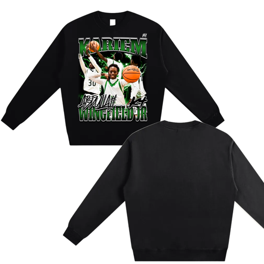 Kariem Abdullah Wingfield jr Heavyweight Crewneck Sweatshirt
