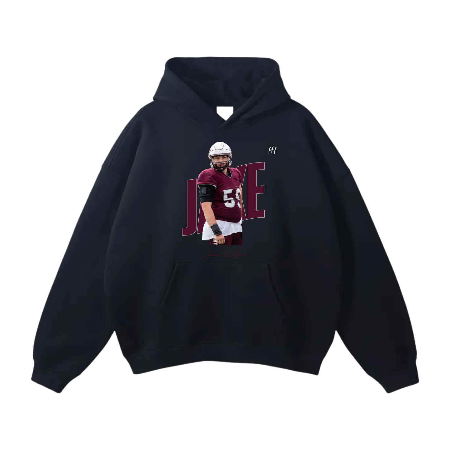 Jake DeBow Oversize Fleeced Hoodie