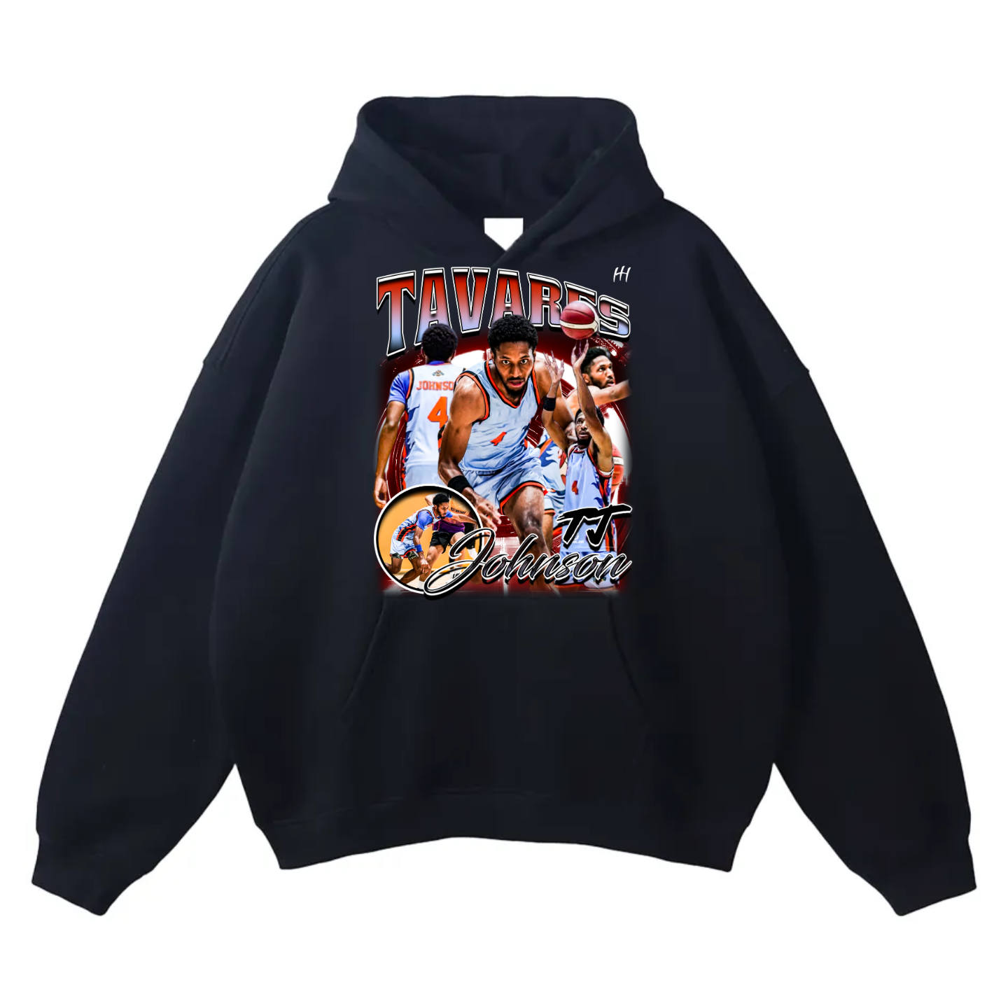 Tavares Johnson Oversize Fleeced Hoodie
