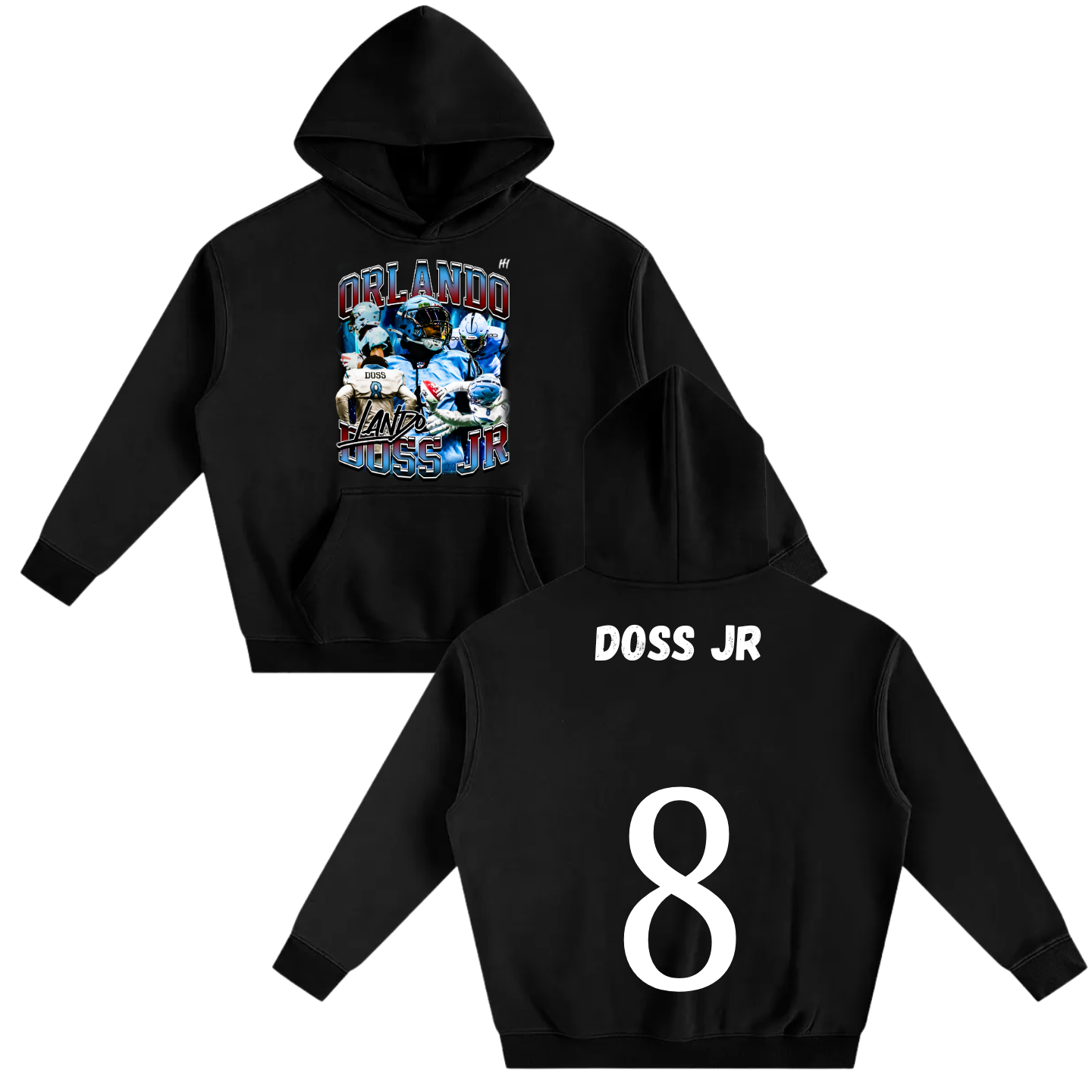 Orlando Doss Jr Oversize Fleeced Hoodie