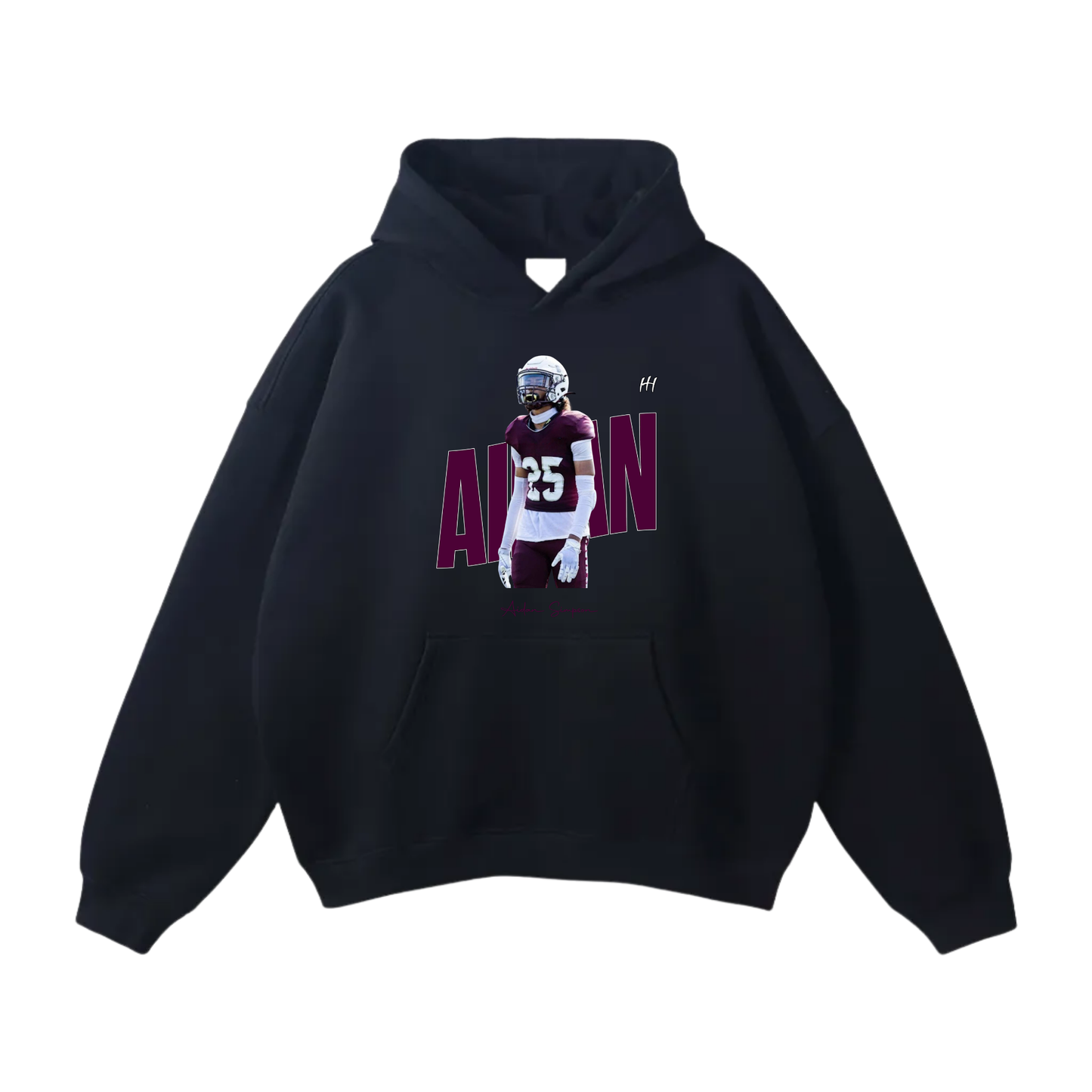 Aidan Simpsons Oversize Fleeced Hoodie