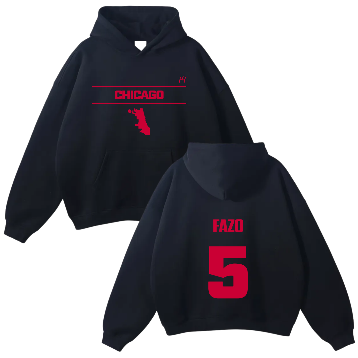Demarion Davis Oversize Fleeced Hoodie