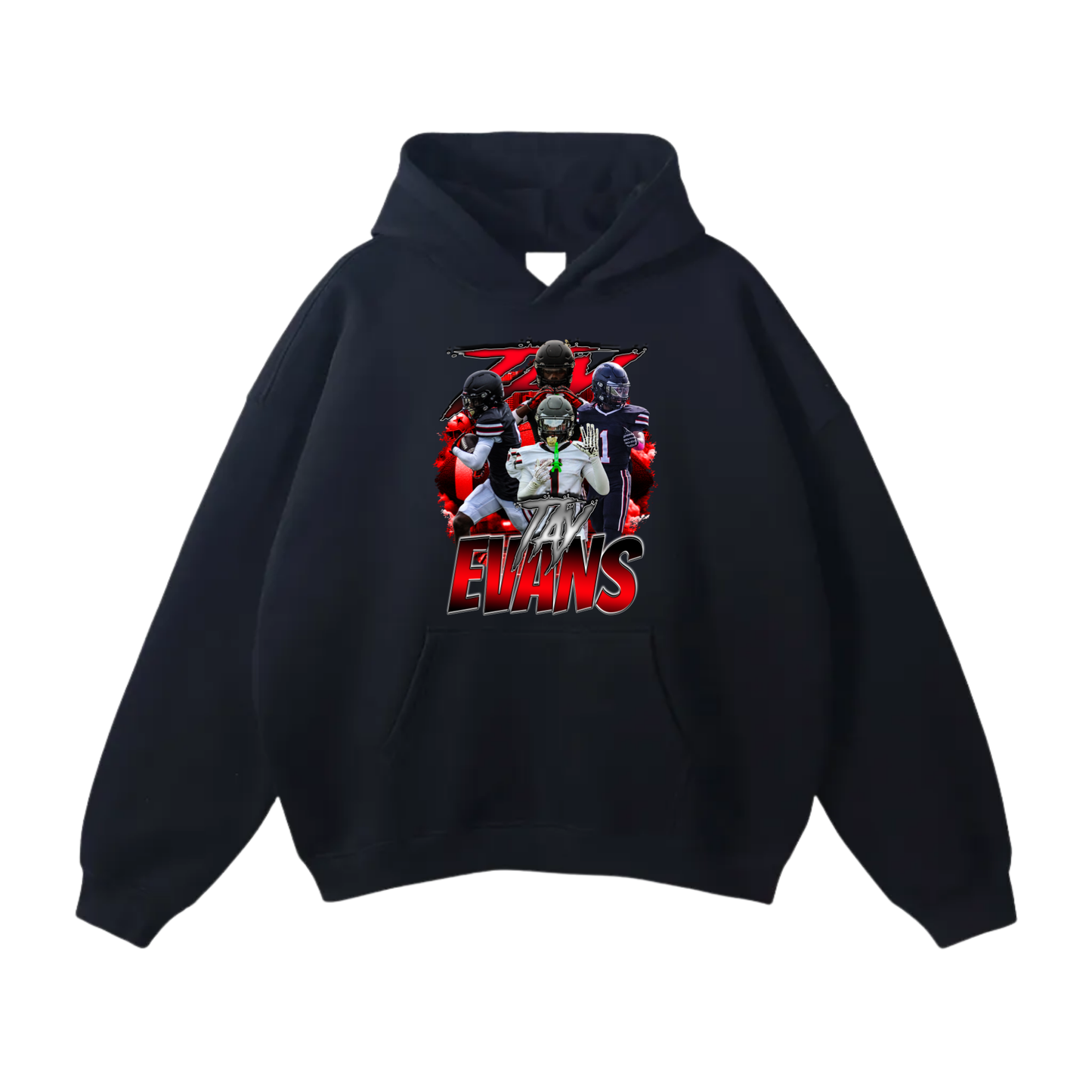 Tay Evans Oversize Fleeced Hoodie