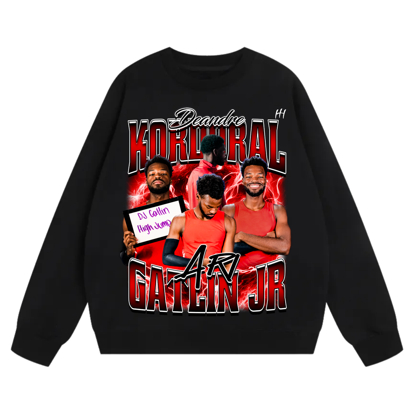 Deandre Kordoral Gatlin Jr Heavyweight Crewneck Sweatshirt