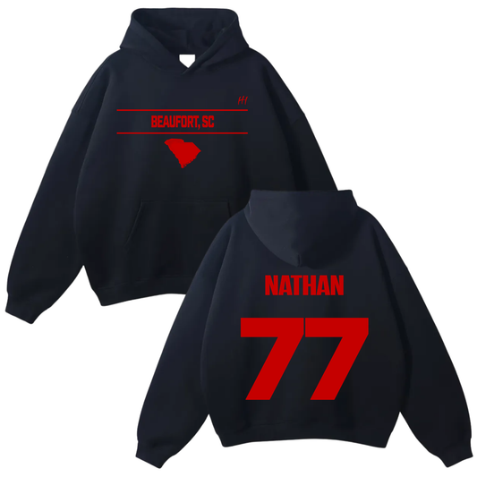Nathan Chavarria Byrne Oversize Fleeced Hoodie