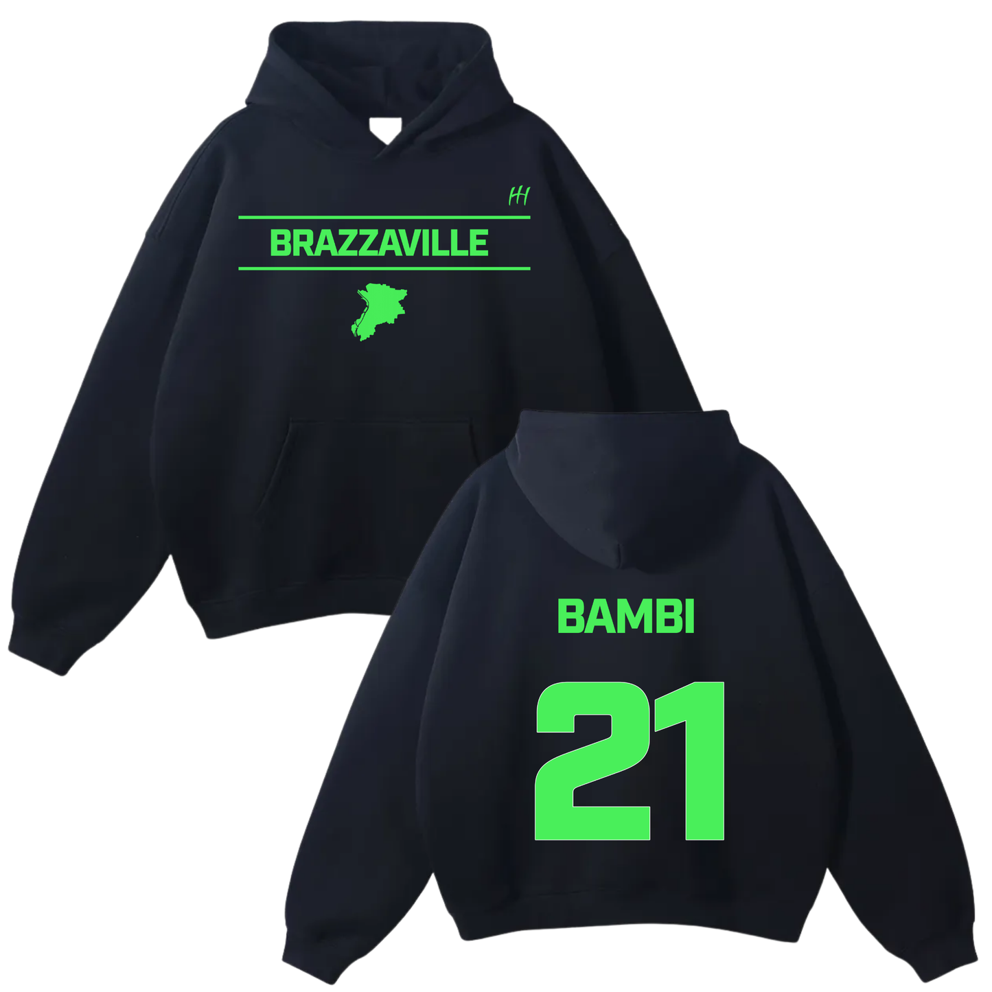 Bambi Archange Rothen Oversize Fleeced Hoodie
