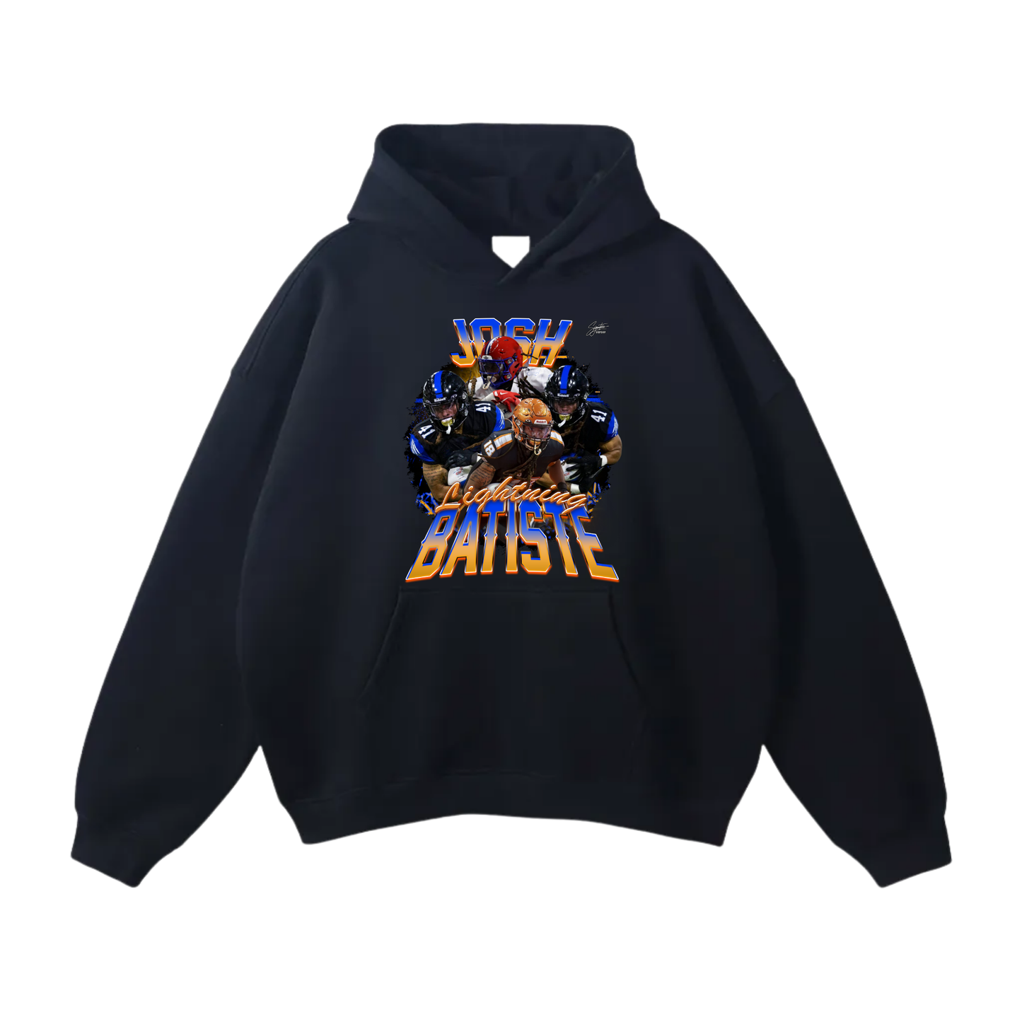 Josh Batiste Oversize Fleeced Hoodie
