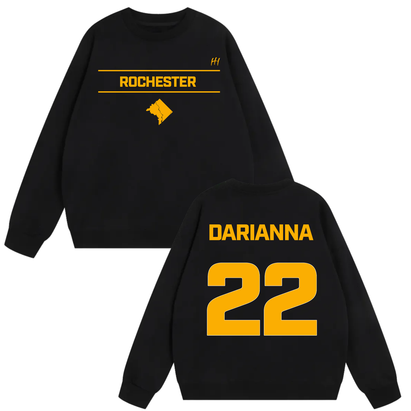 Darianna 2D Weathers Heavyweight Crewneck Sweatshirt