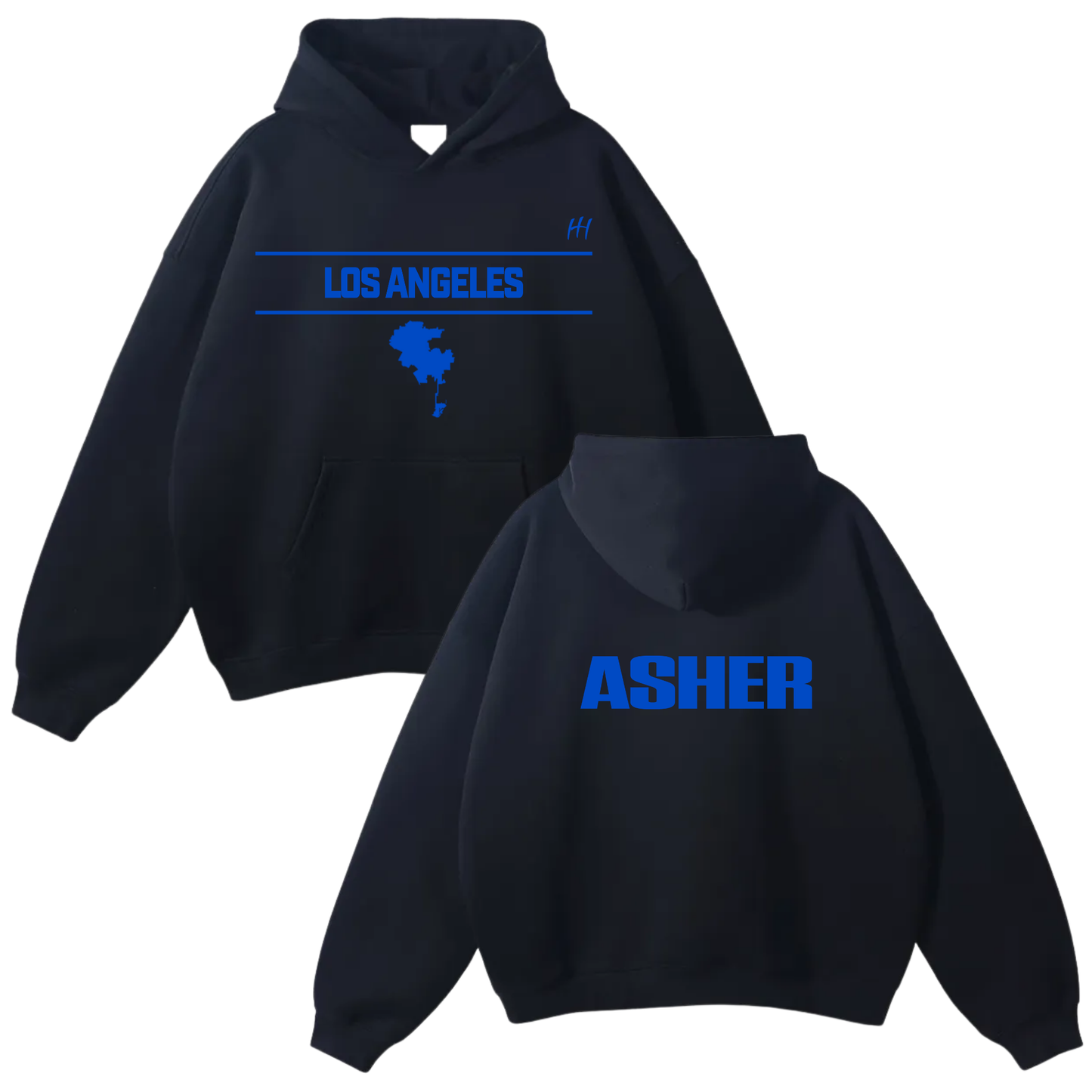 Asher Samuel Oversize Fleeced Hoodie