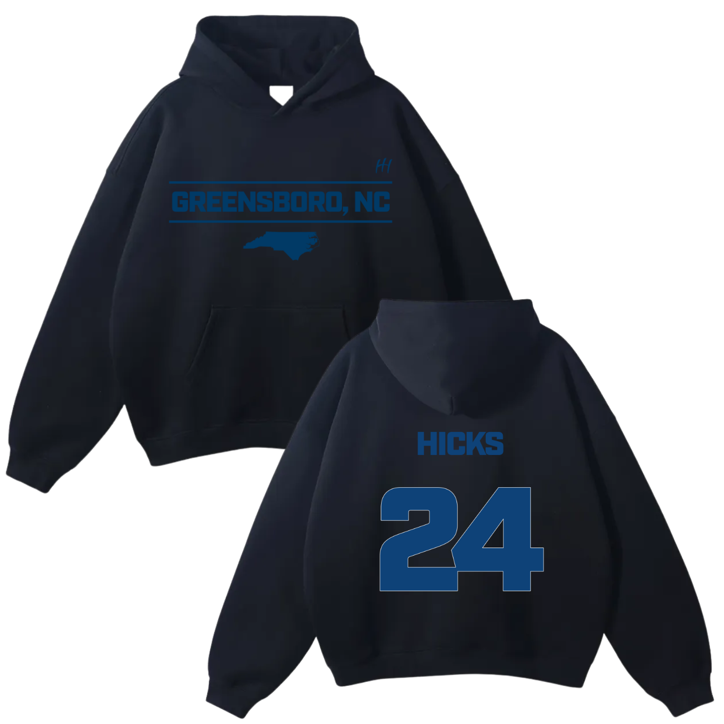 Jailen Hicks Oversize Fleeced Hoodie