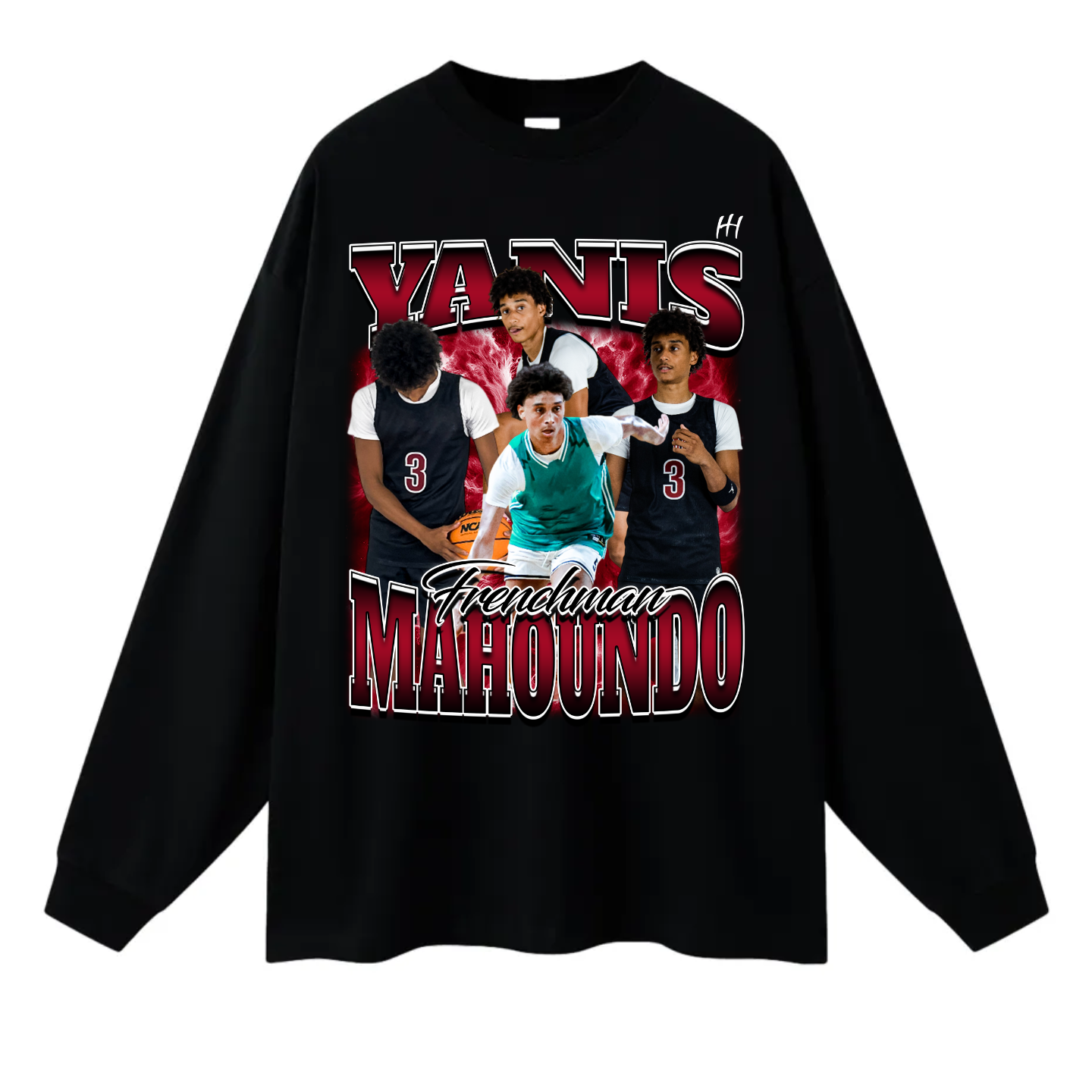 Yanis Mahoundo Long Sleeve Tee