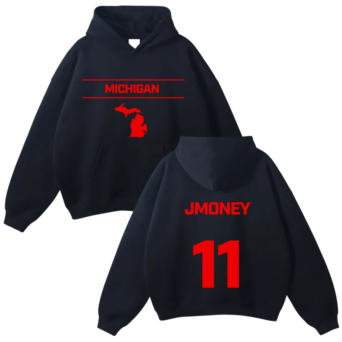 Jeremiah Gibson Oversize Fleeced Hoodie