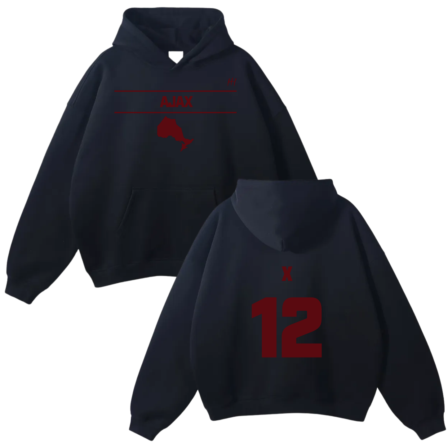 Xavier Snagg Oversize Fleeced Hoodie
