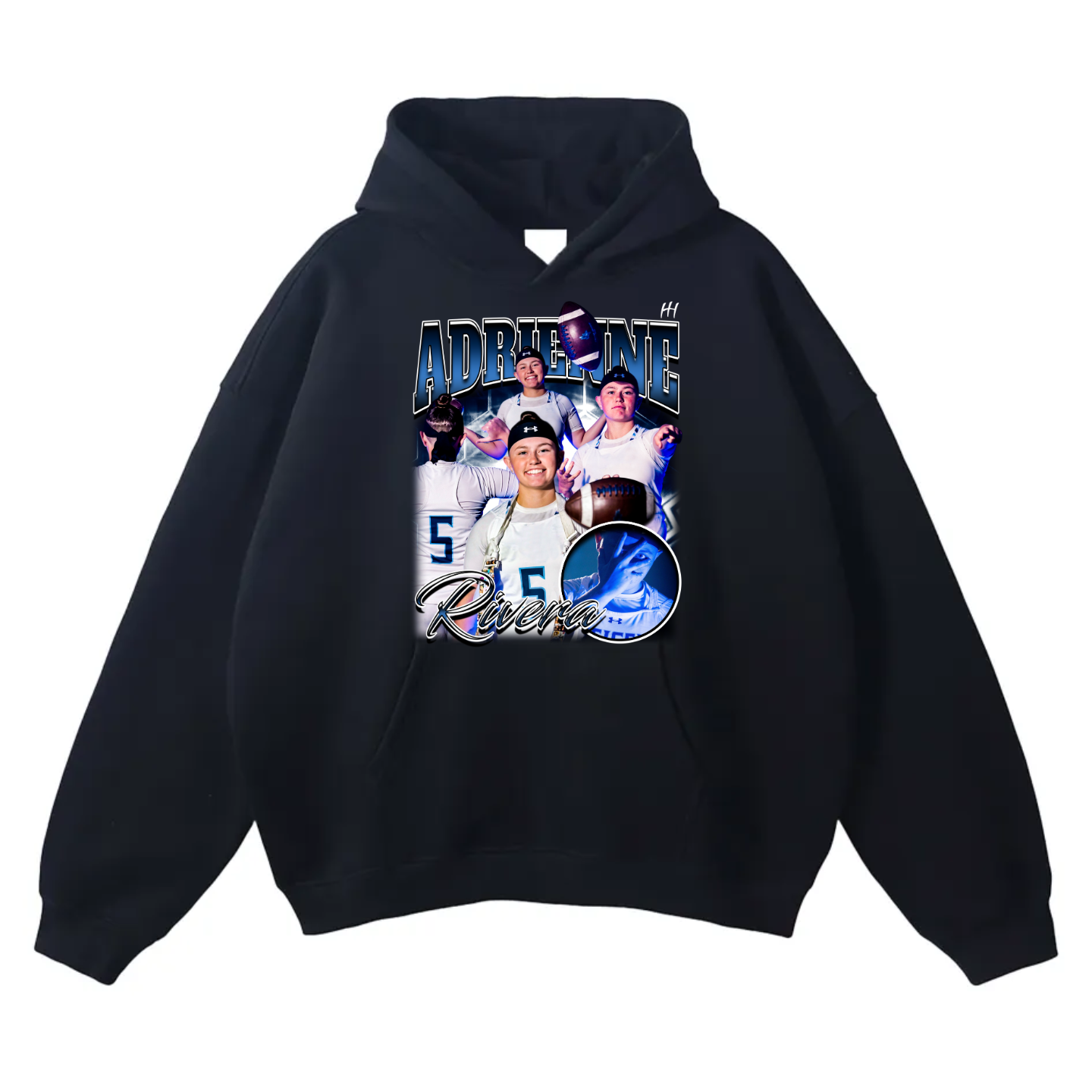 Adrienne Rivera Oversize Fleeced Hoodie