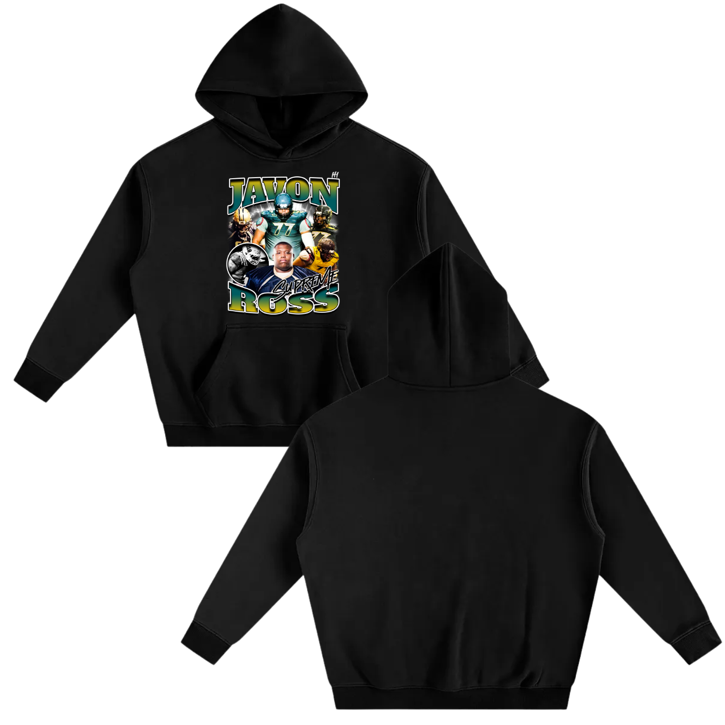 Javon Ross Oversize Fleeced Hoodie