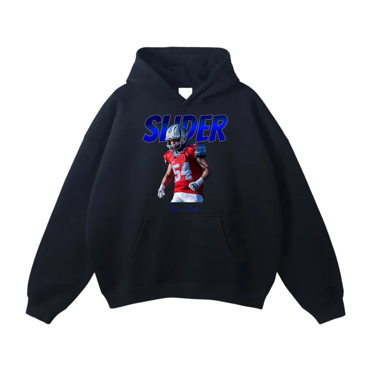 Ben Slider Oversize Fleeced Hoodie