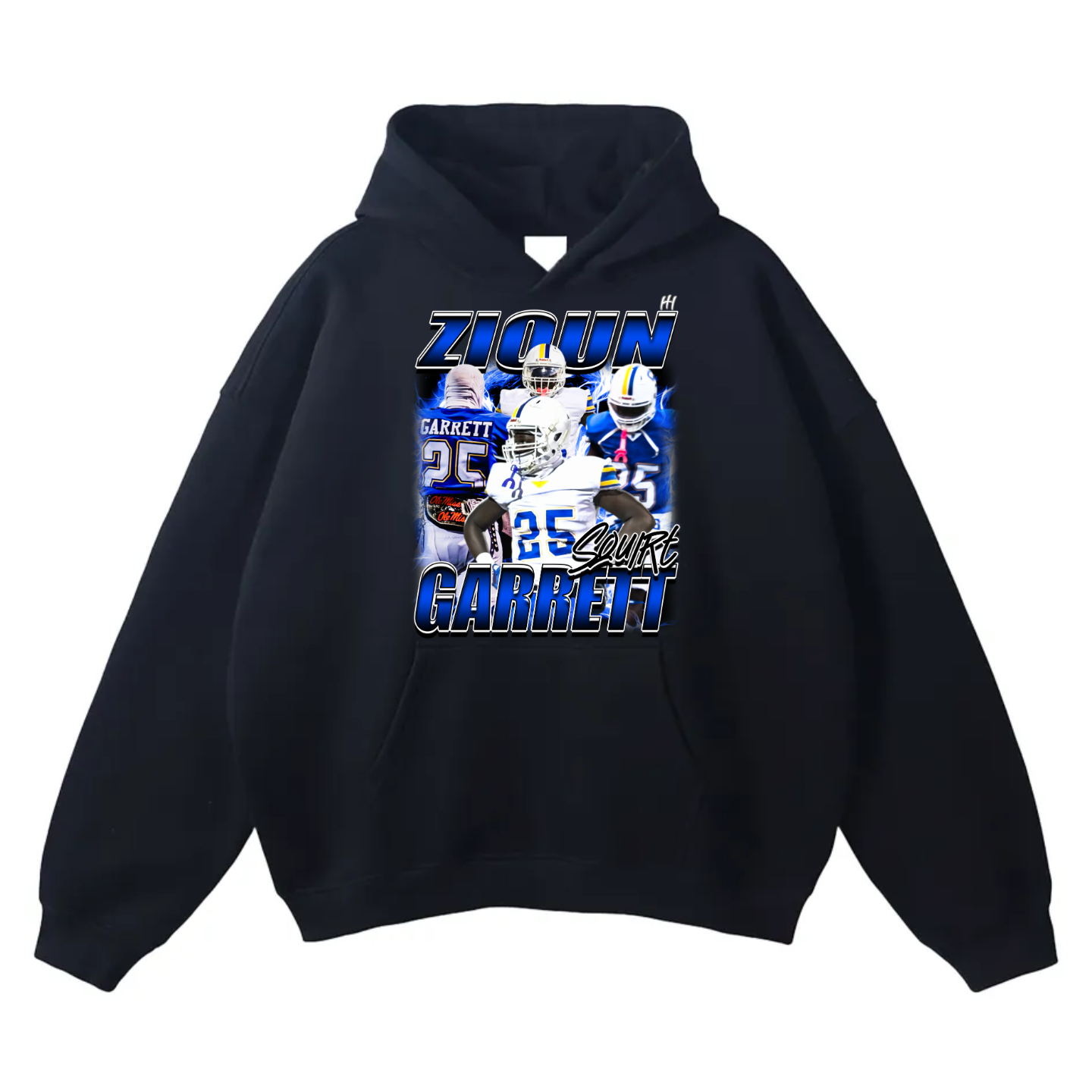 Zioun Garrett Oversize Fleeced Hoodie