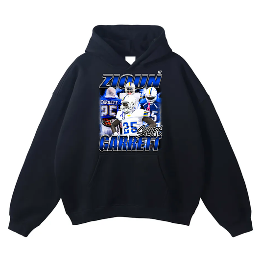 Zioun Garrett Oversize Fleeced Hoodie