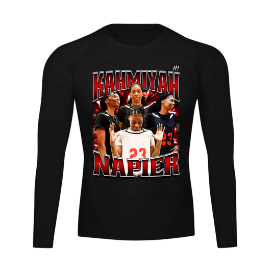 Kahmiyah Napier Premium Performance Long Sleeve Tee
