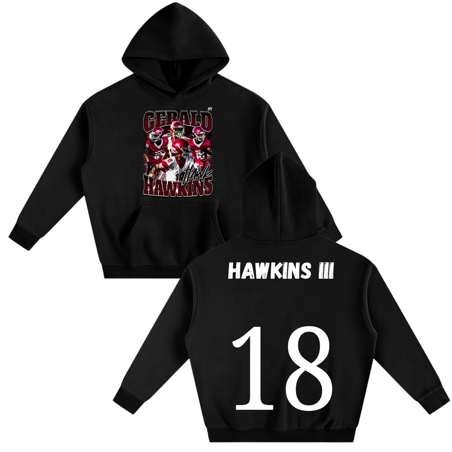 Gerald Hawkins Oversize Fleeced Hoodie