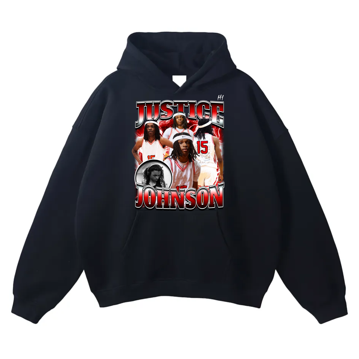 Justice Johnson 2 Oversize Fleeced Hoodie