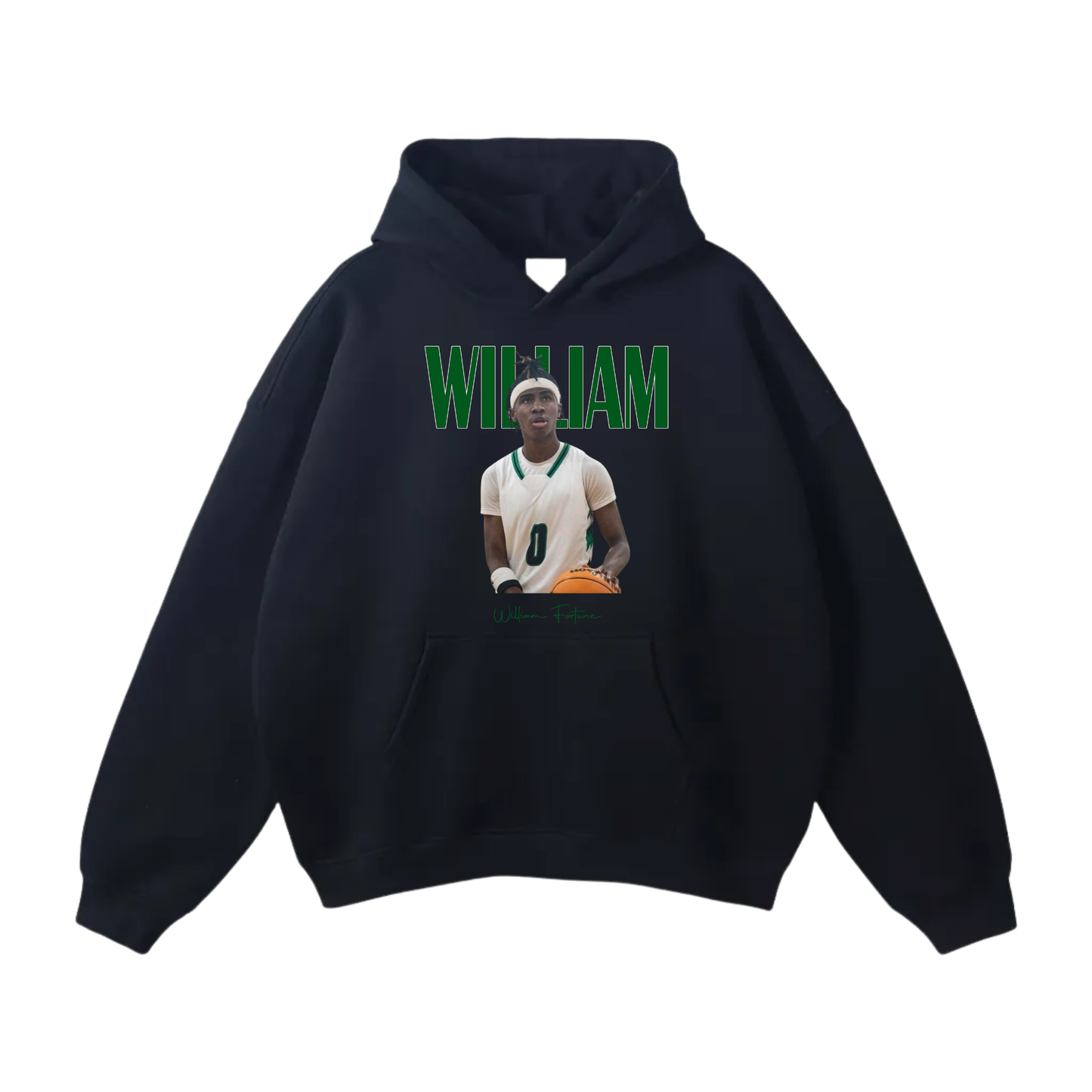 William Fortune Oversize Fleeced Hoodie