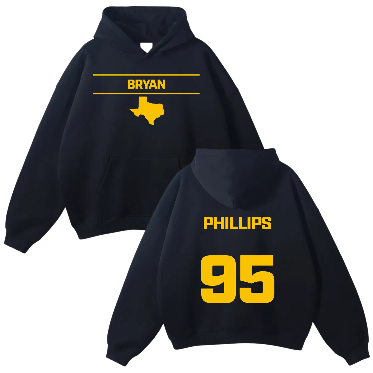 Cameron Phillips Oversize Fleeced Hoodie