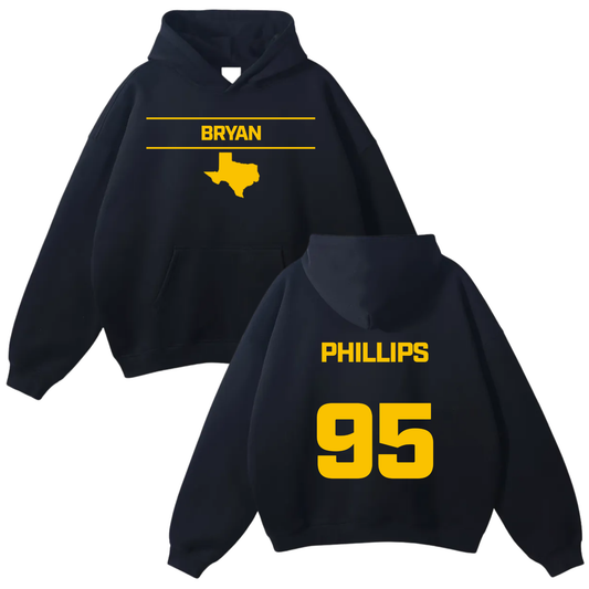 Cameron Phillips Oversize Fleeced Hoodie