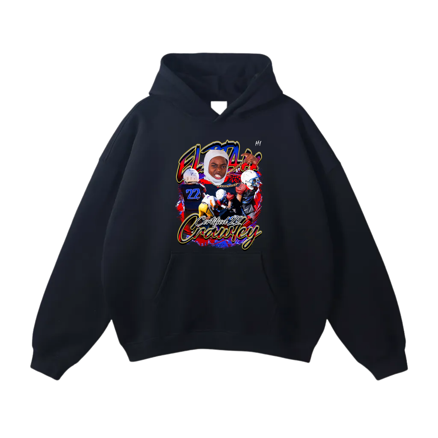 Elijah Crawley Oversize Fleeced Hoodie