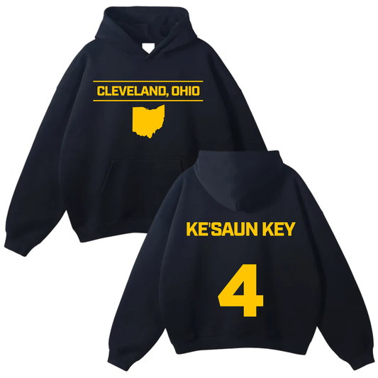 Ke'Saun Key Oversize Fleeced Hoodie