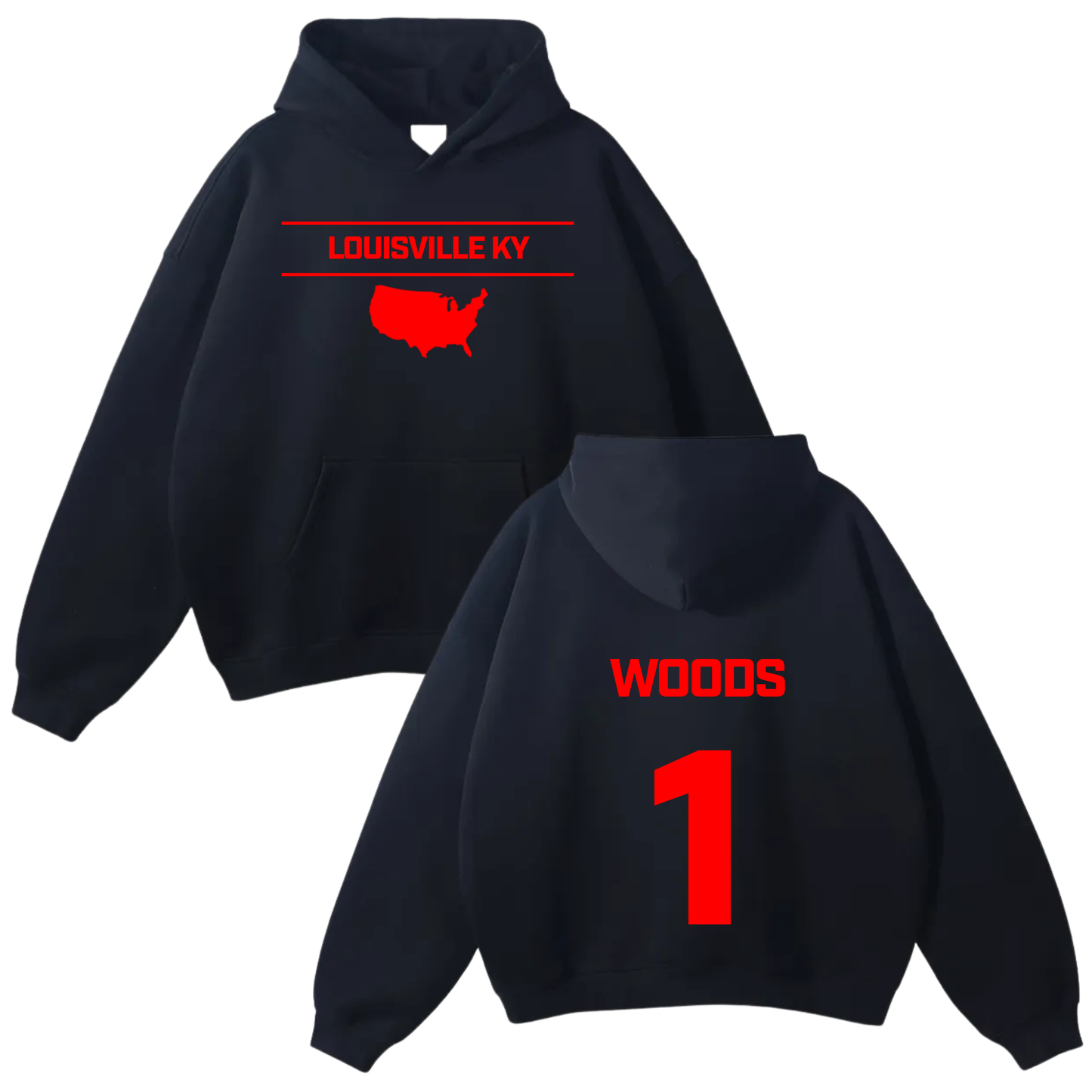 Brandin Woods Oversize Fleeced Hoodie