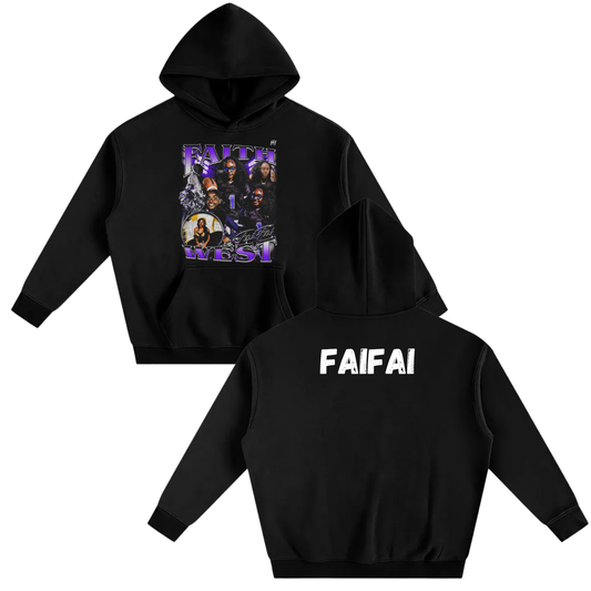 Faith West Oversize Fleeced Hoodie