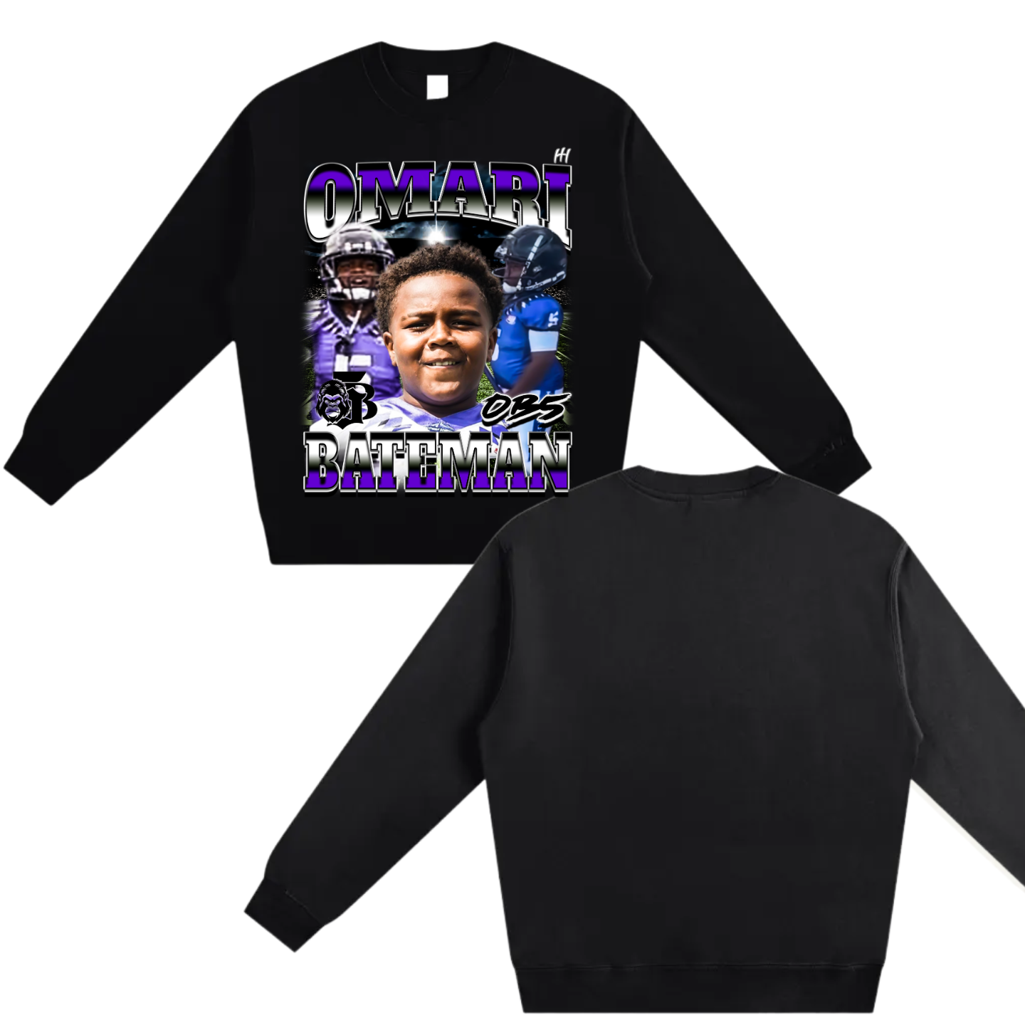 Omari Bateman Heavyweight Crewneck Sweatshirt