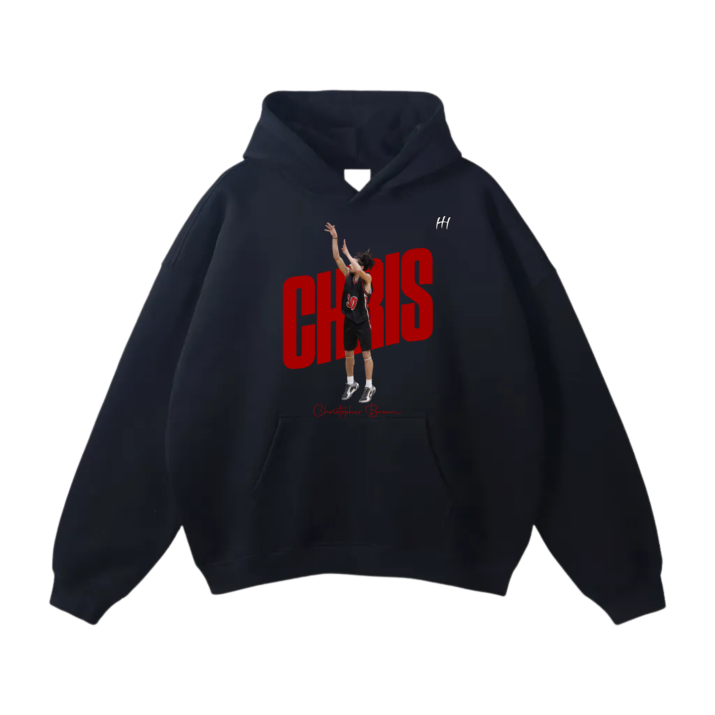 Christopher Brown Oversize Fleeced Hoodie