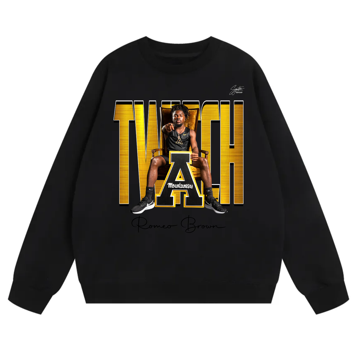 Romeo Brown Heavyweight Crewneck Sweatshirt