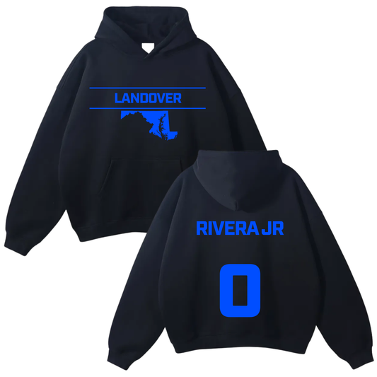 Willie Rivera Jr Oversize Fleeced Hoodie