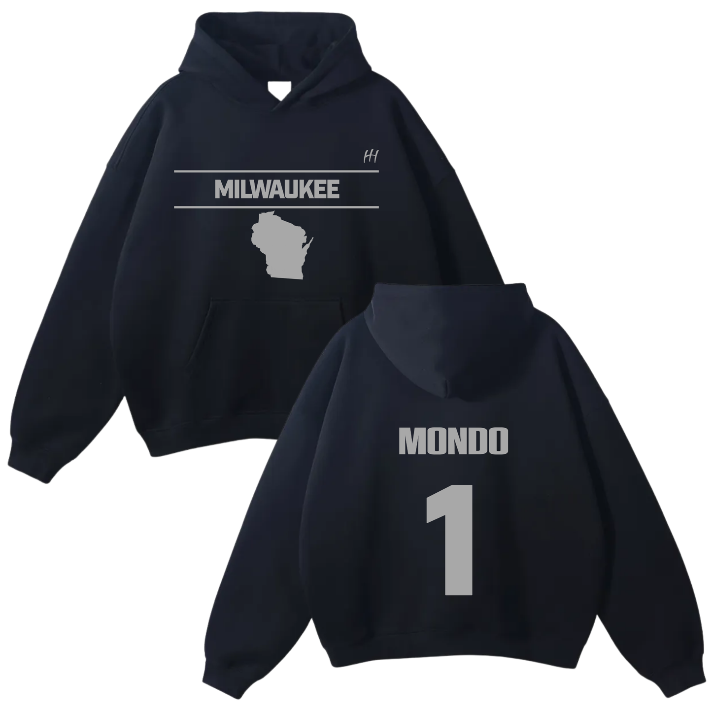 Shamond Davis Oversize Fleeced Hoodie