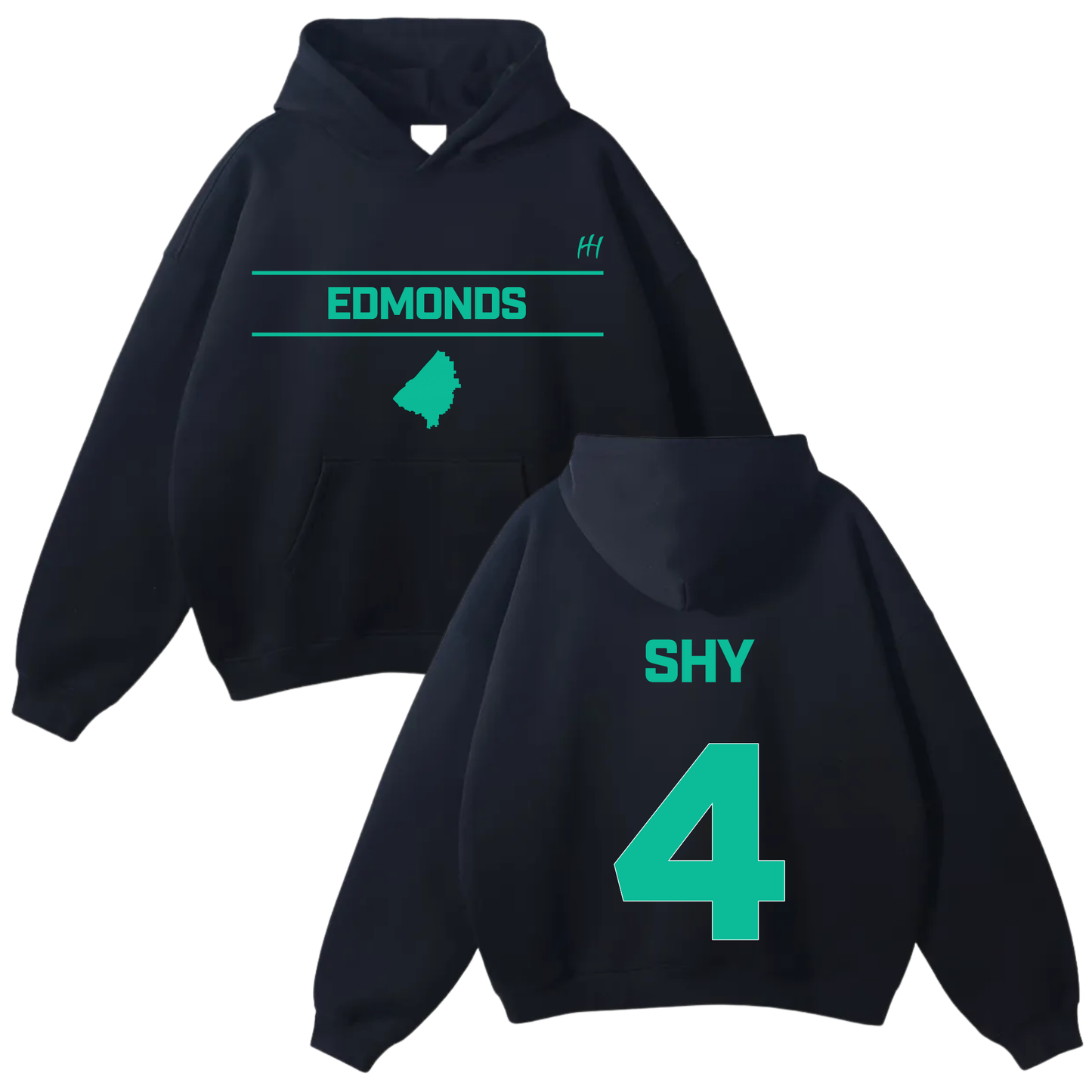 Shy Shah Oversize Fleeced Hoodie