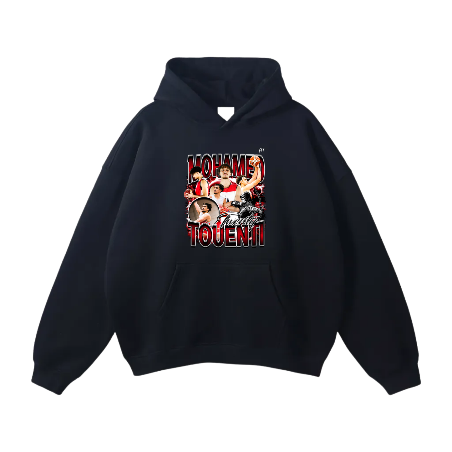 Mohamed Touenti Oversize Fleeced Hoodie