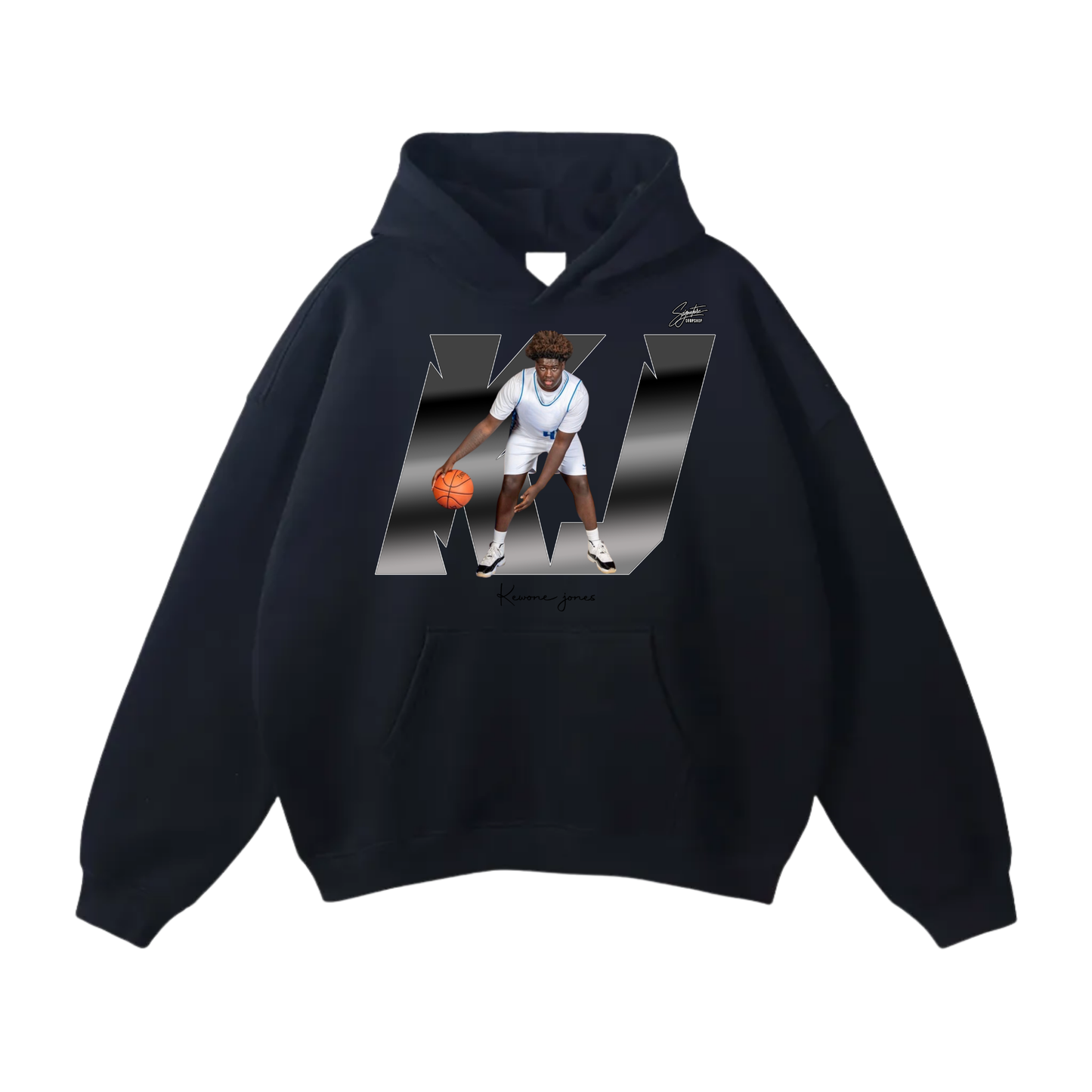 Kewone Jones Oversize Fleeced Hoodie
