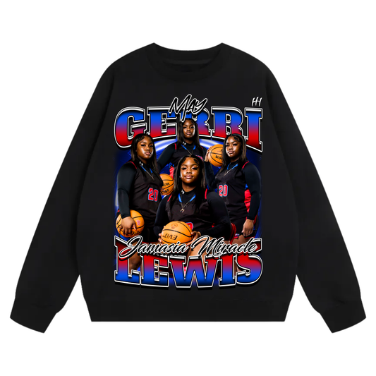 Gerri Jamasia Miracle Lewis Heavyweight Crewneck Sweatshirt