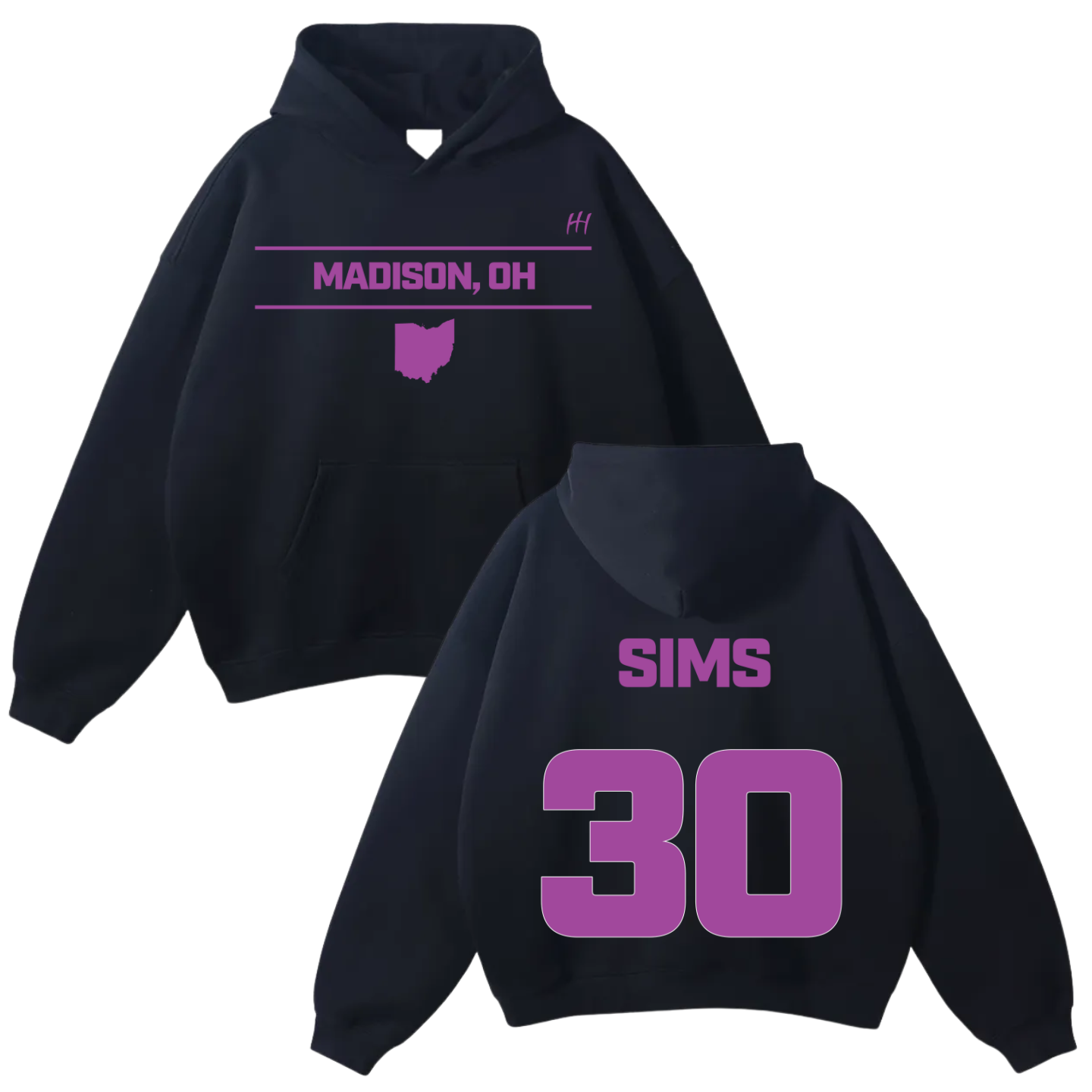 Allen Sims Oversize Fleeced Hoodie