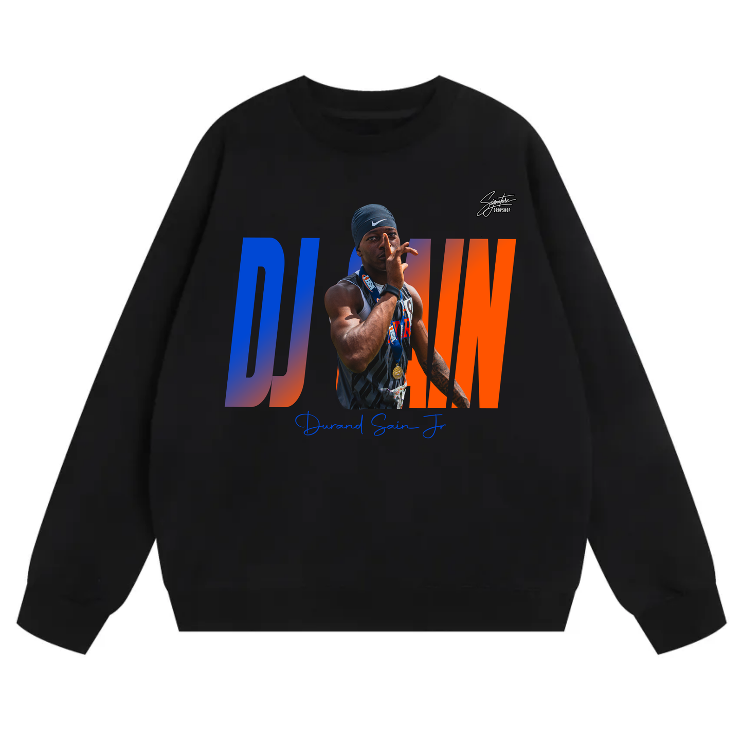Durand Sain jr Heavyweight Crewneck Sweatshirt