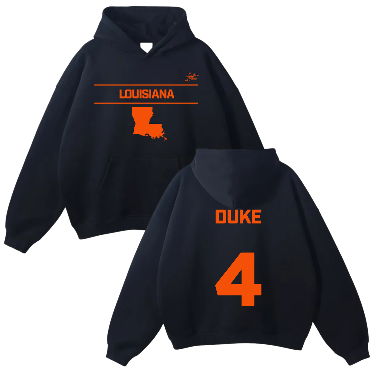 Duke Battiste Oversize Fleeced Hoodie