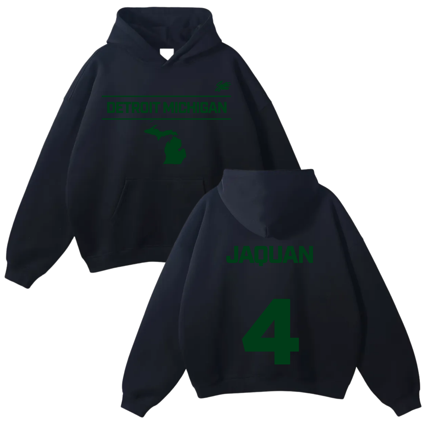 Jaquan Pitts Oversize Fleeced Hoodie