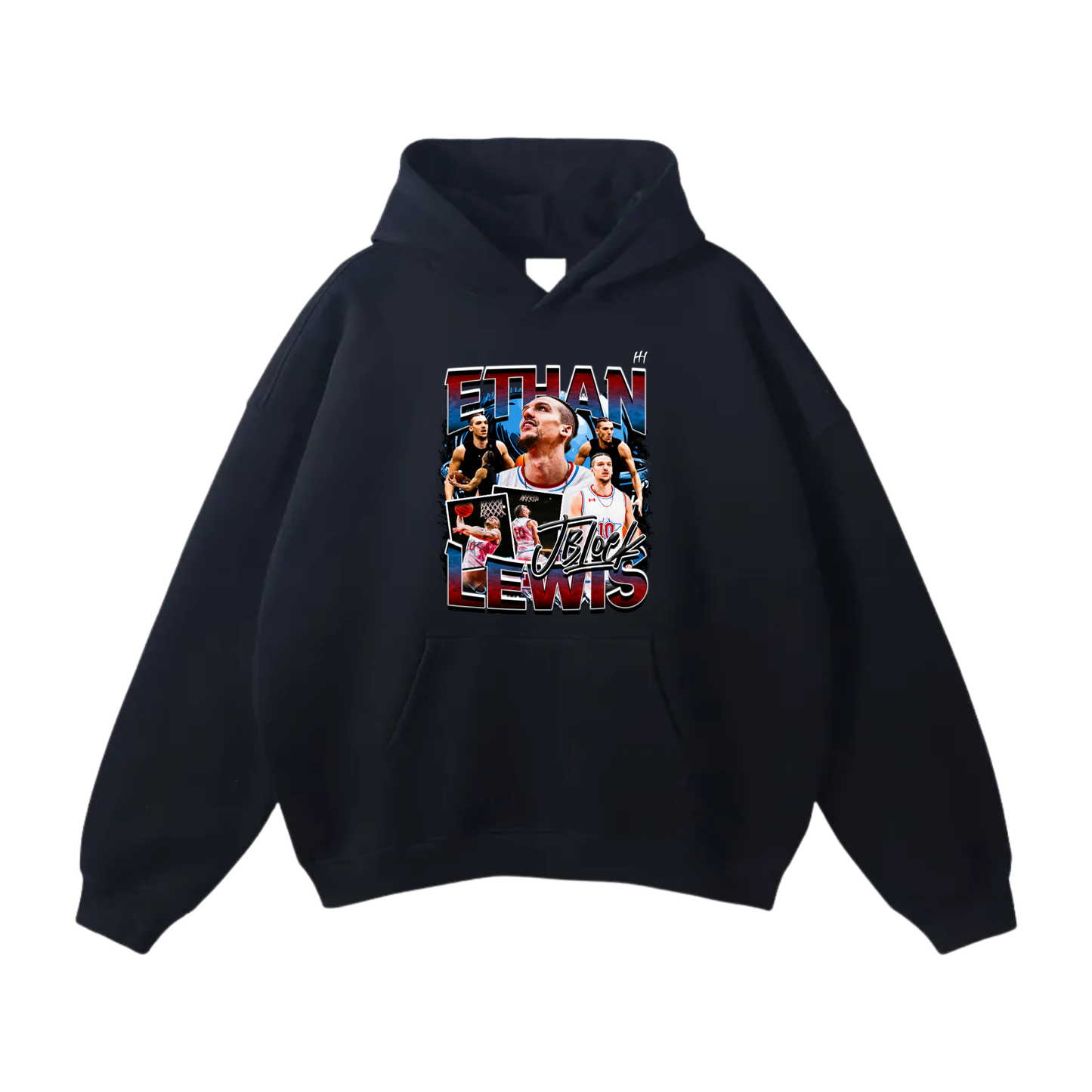Ethan Lewis Oversize Fleeced Hoodie