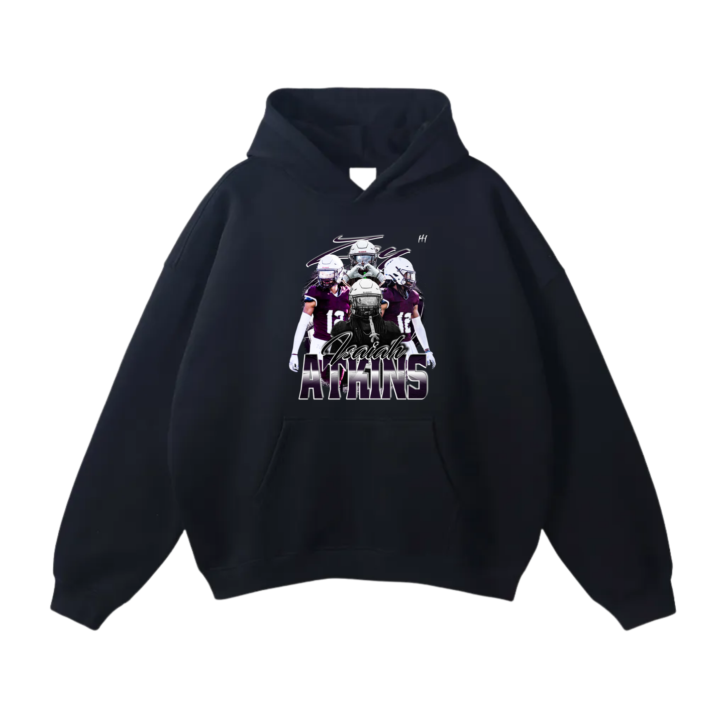 Isaiah Atkins Oversize Fleeced Hoodie