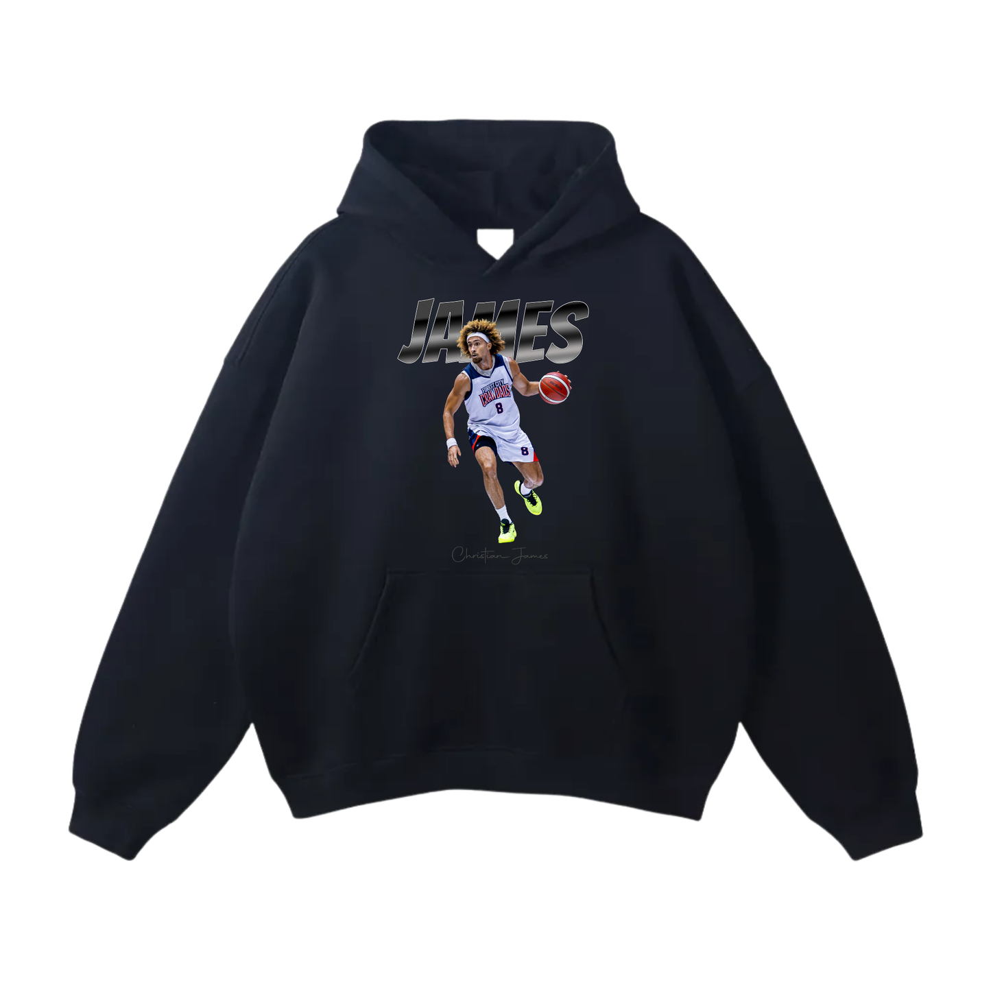 Christian James Oversize Fleeced Hoodie